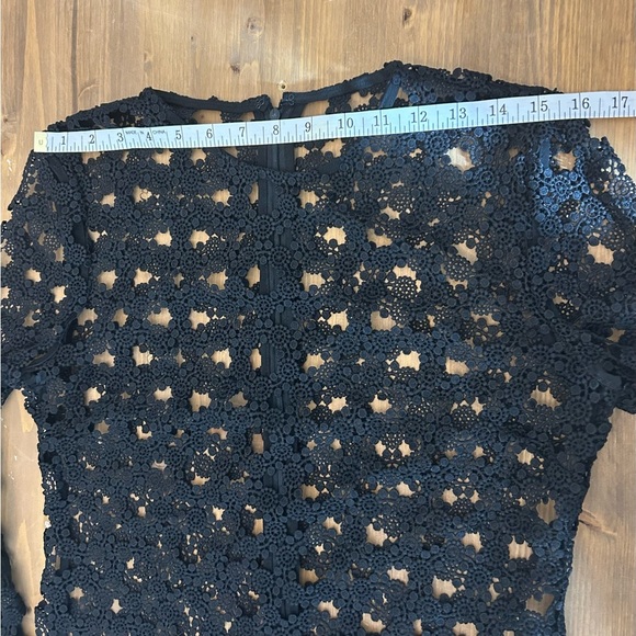 N/Nicholas Revolve Black Lace Crochet Dress Cocktail Witchy Whimsigoth Sexy - Picture 8 of 14